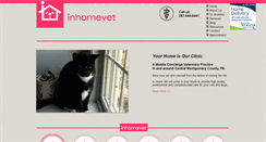 Desktop Screenshot of myinhomevet.com